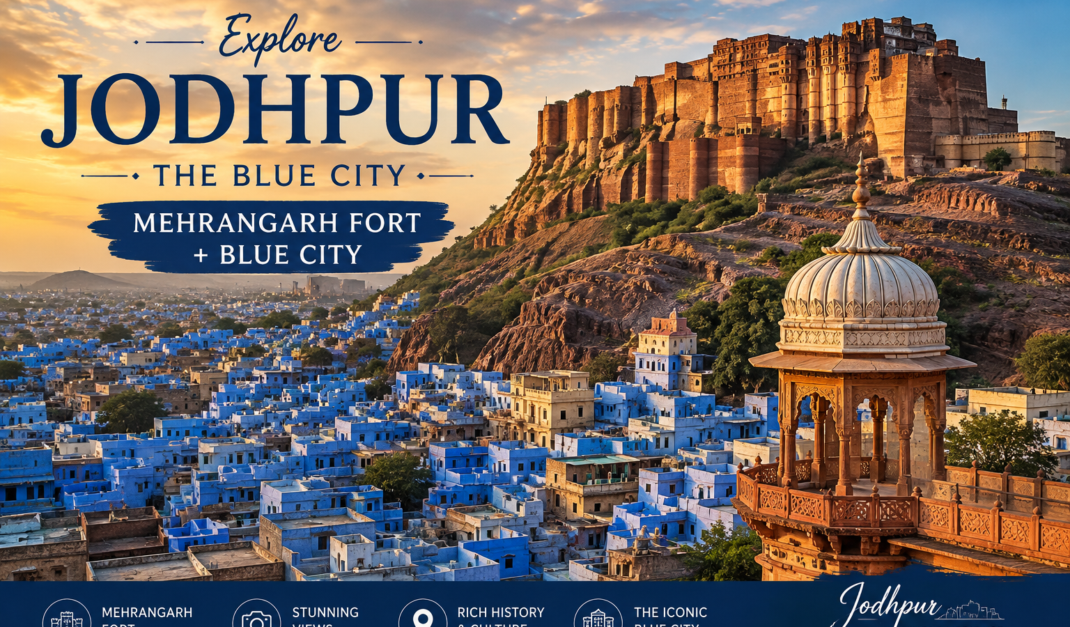 Jodhpur Mehrangarh Fort Blue City featured image